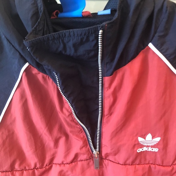 Adidas quarter zip retro windbreaker size XS - Picture 4 of 9